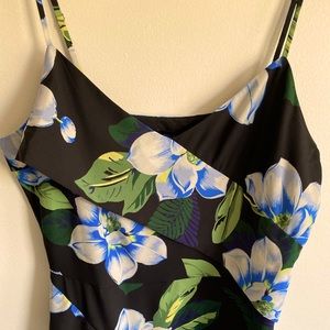 Banana Republic Tropical Print Asymmetrical Dress